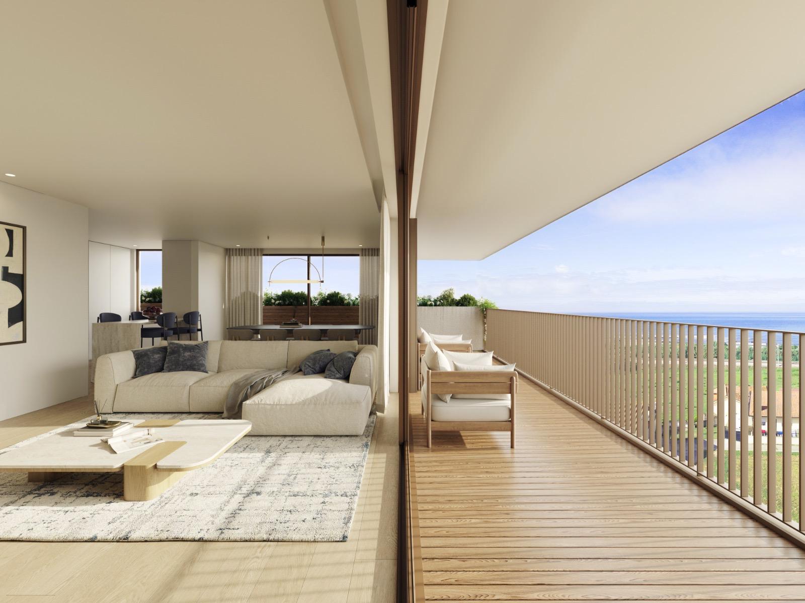 Sala de jantar com vista